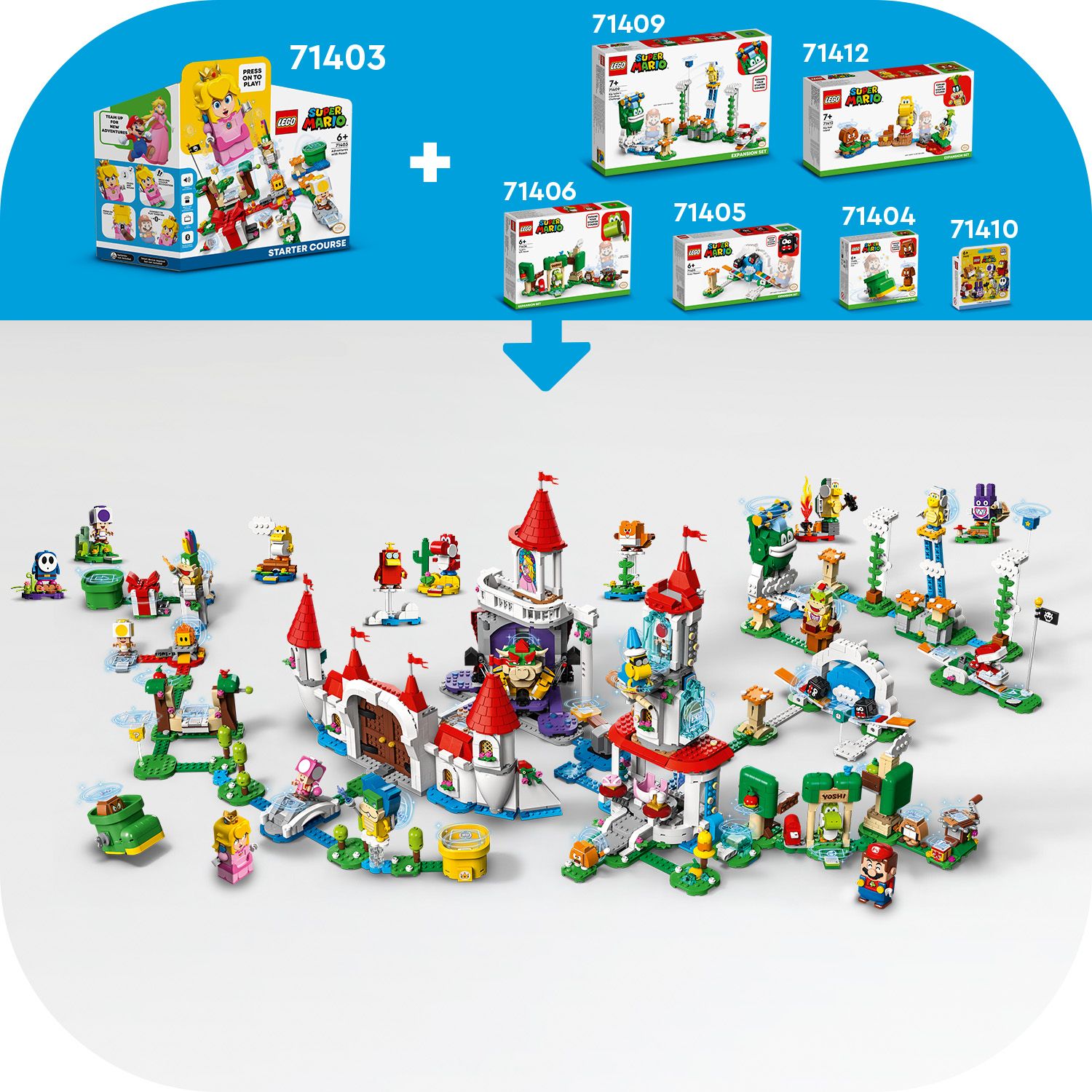 Kombinujte s dalšími sety LEGO® Super Mario™